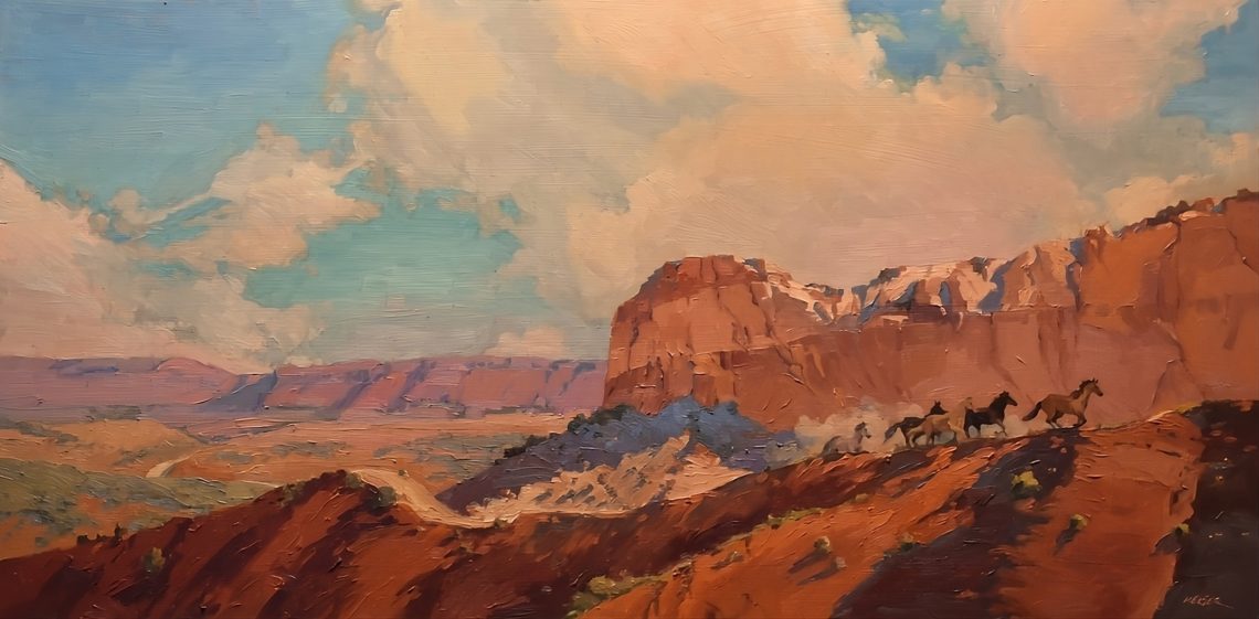 Free Spirits of Ghost Ranch, 24 x 48