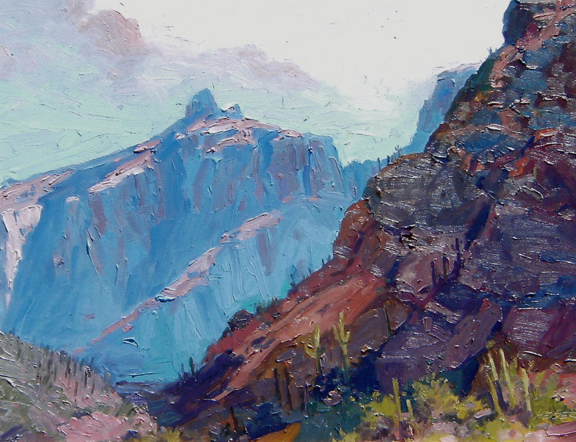 Thimble Peak Rises Beyond, 16 x 20 - Sold